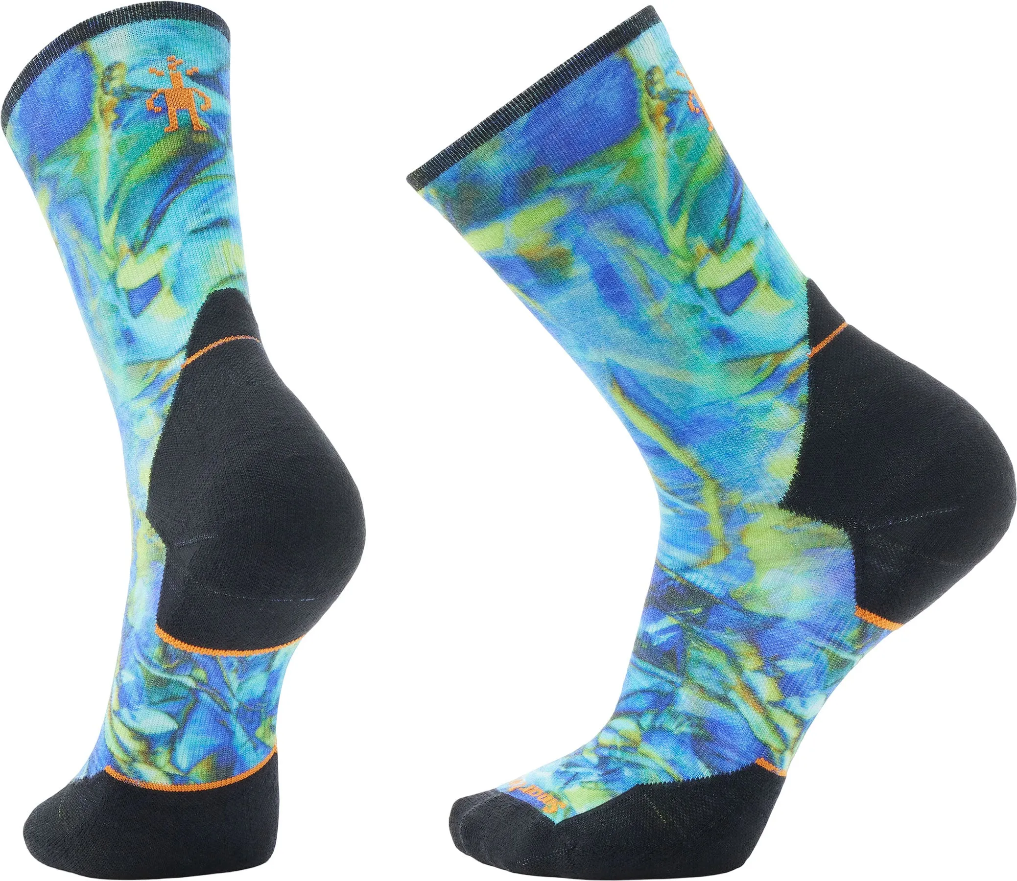 Trail Run Reflections Print Crew Socks - Unisex|-|Chaussettes mi-mollet à imprimé Reflections Trail Run - Unisexe sold by Altitude Sports