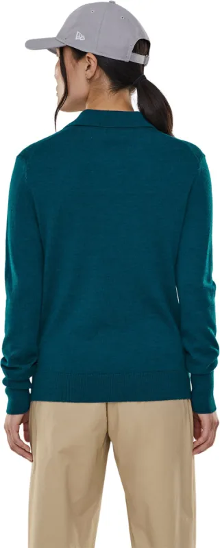 Alvalade Lightweight Long-Sleeve Merino Knit Polo - Women's|-|Polo léger à manches longues en mérinos Alvalade - Femme sold by Altitude Sports