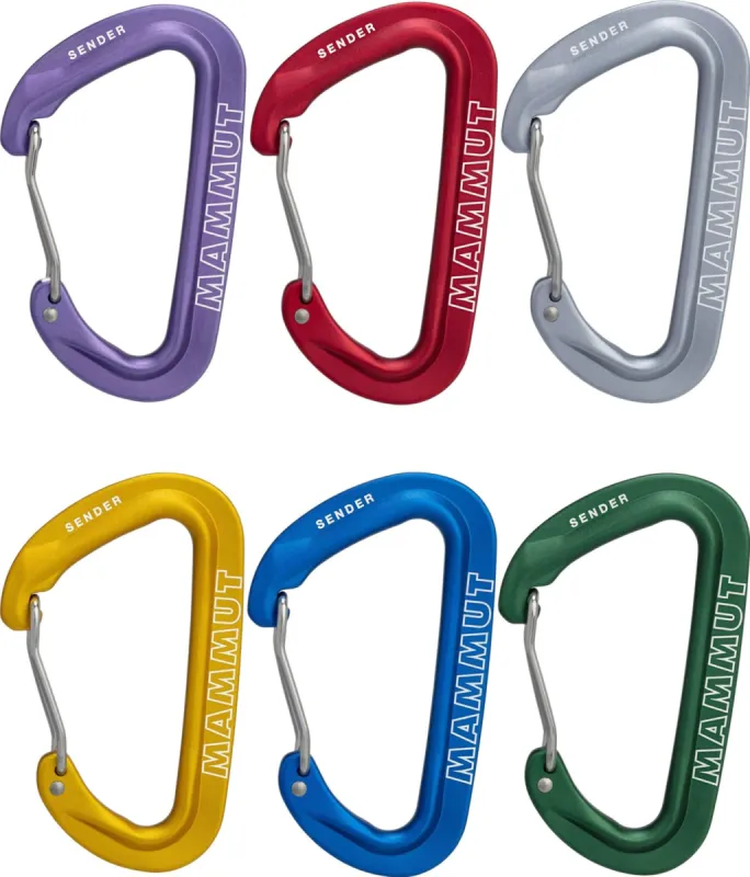Sender Wire Rackpack Carabiner|-|Mousqueton Sender Wire sold by Altitude Sports
