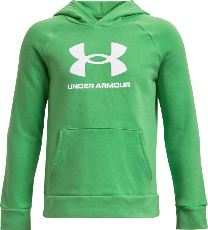 UA Rival Fleece Big Logo Hoodie - Boy|-|Chandail à capuchon UA Rival Fleece Big Logo - Garçon sold by Altitude Sports