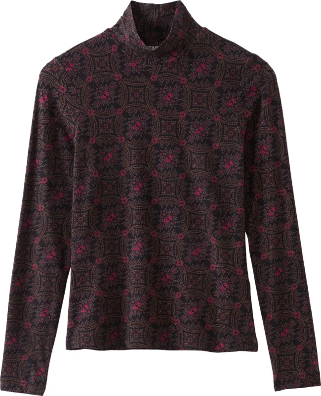 Printed Long Sleeve Mockneck Sweater - Women's|-|Chandail imprimé à col montant et manches longues - Femme sold by Altitude Sports