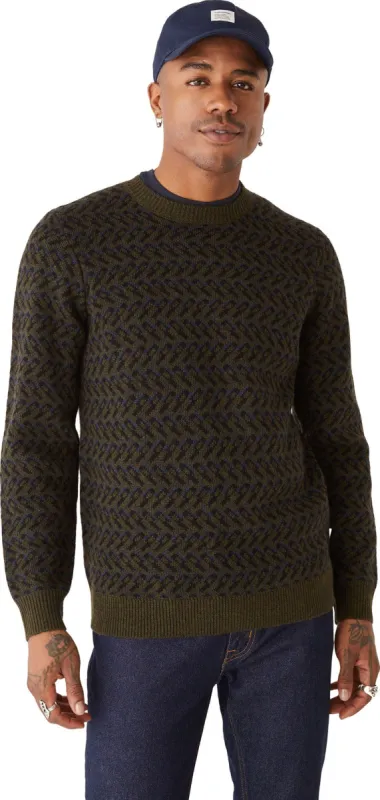 Jacquard Crewneck Sweater - Men's|-|Chandail jacquard à col rond - Homme sold by Altitude Sports