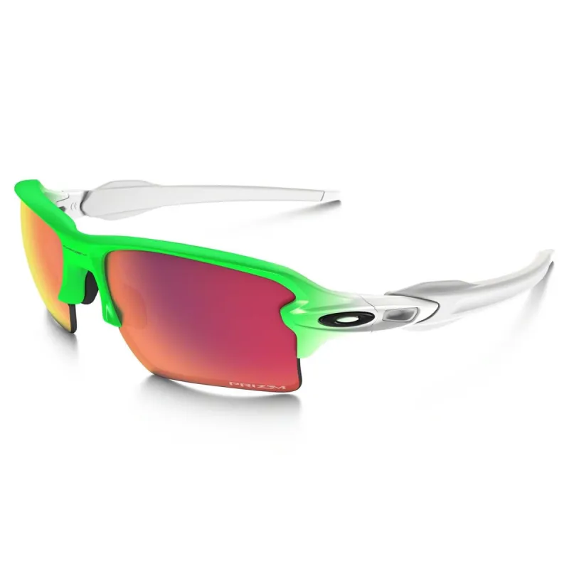 Flak 2.0 XL Green Fade With Prizm Field|-|Flak 2.0 XL Green Fade avec lentilles Prizm Field made by Oakley