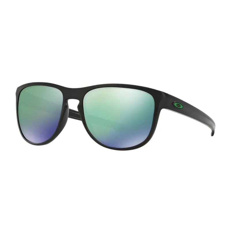 Sliver Round - Matte Black - Jade Iridium Lens Sunglasses|-|Lunettes de soleil Sliver Round - Matte Black - Lentilles Jade Iridium made by Oakley