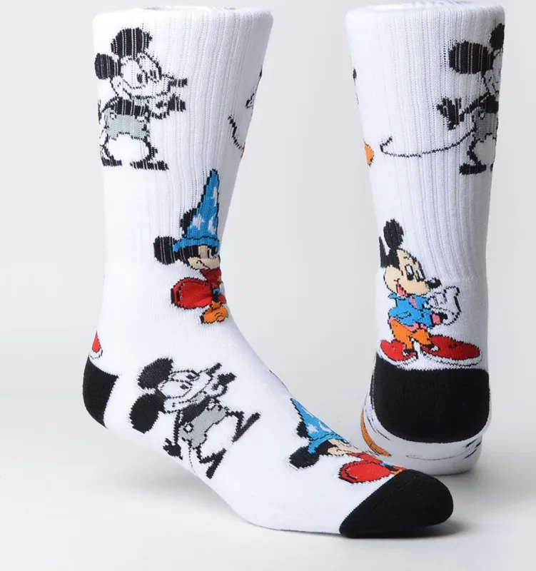 Men's Vans Mickey'S 90Th Crew Socks|-|Chaussettes Vans Mickey's 90Th Homme sold by Altitude Sports