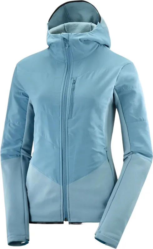 Outline Warm Hybrid Midlayer Hoodie - Women's|-|Chandail à capuchon couche intermédiaire hybride chaud Outline - Femme sold by Altitude Sports