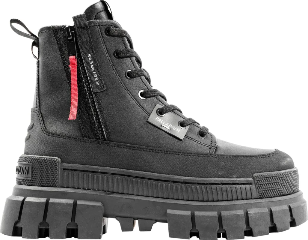 Revolt Zip Leather Boots - Women's|-|Bottes en cuir zippé Revolt - Femme made by Palladium