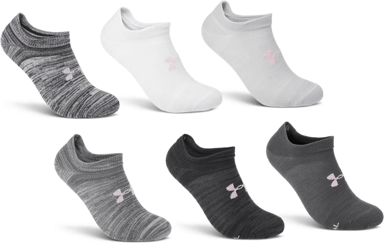 Set of 6 Essential Lightweight No Show Socks - Women’s|-|Ensemble de 6 chaussettes basses et légères essentielles - Femme sold by Altitude Sports