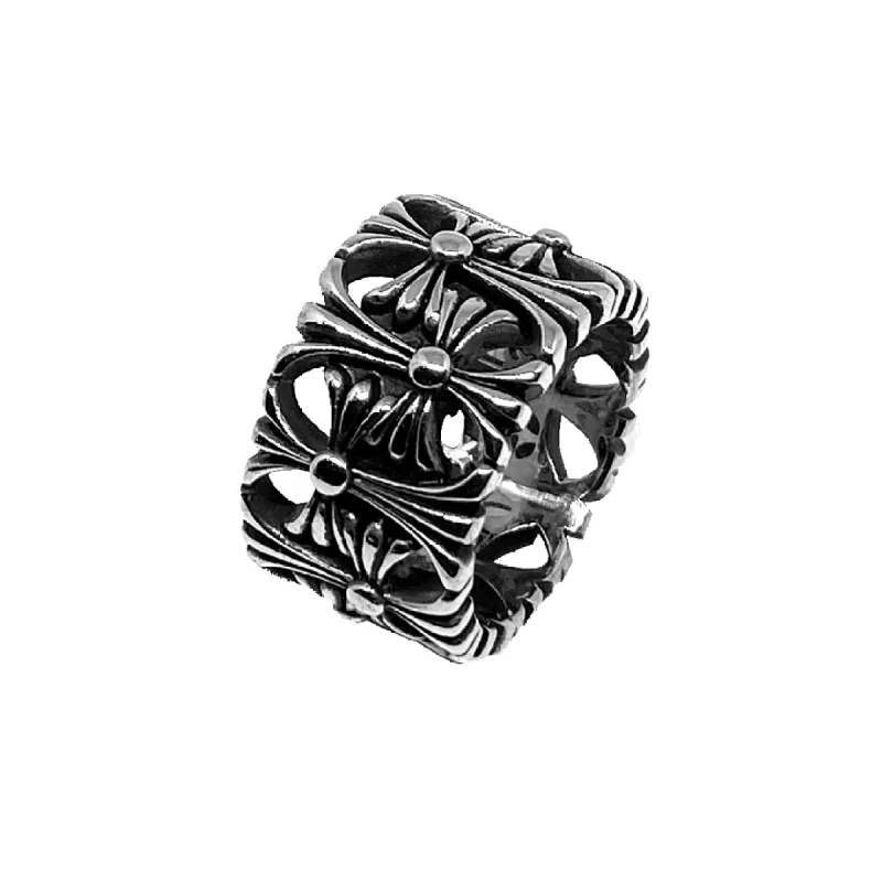 Fleur Cross Ring sold by Avail Jewelry