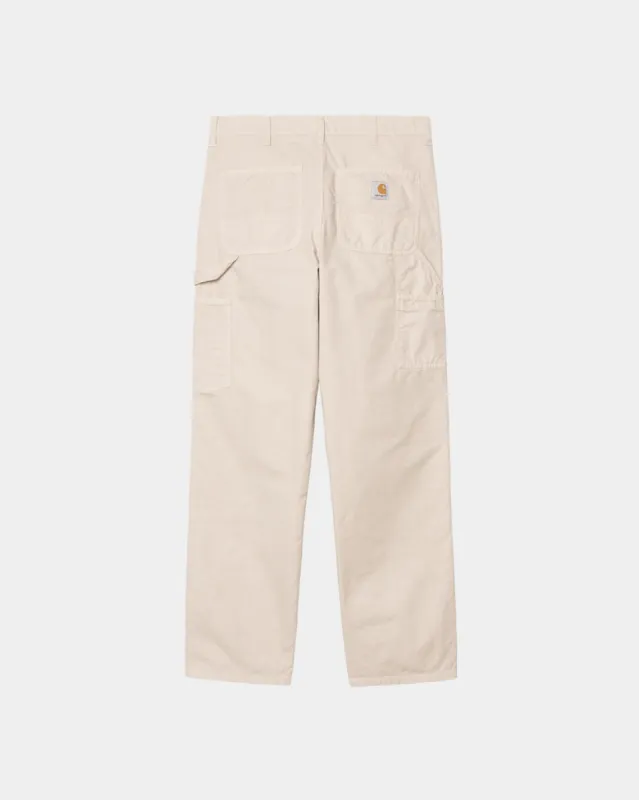 Single Knee Pant - Drill | Fleur De Sel (garment dyed) sold by Carhartt WIP