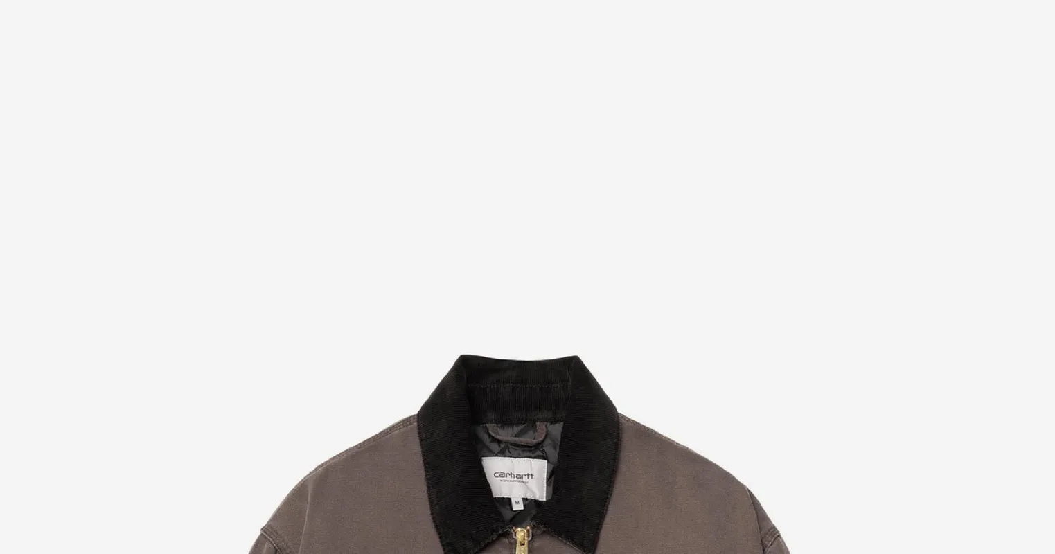 OG Detroit Jacket (Winter) | Tobacco / Black (stone canvas) sold by Carhartt WIP
