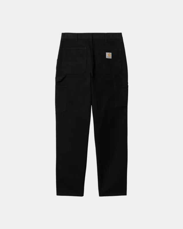 Single Knee Pant | Black (rinsed) sold by Carhartt WIP
