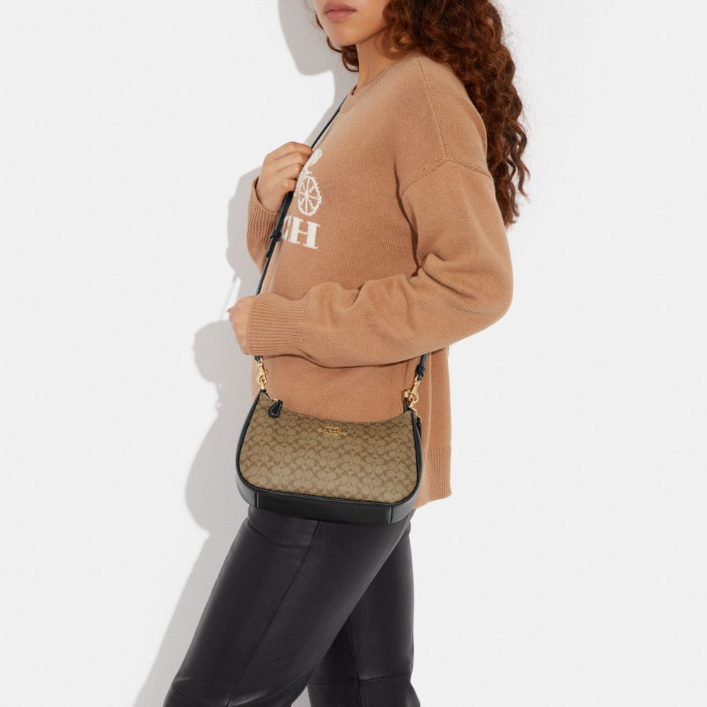 Teri Shoulder Bag In Signature Canvas sold by Coach Outlet product image thumbnail 4