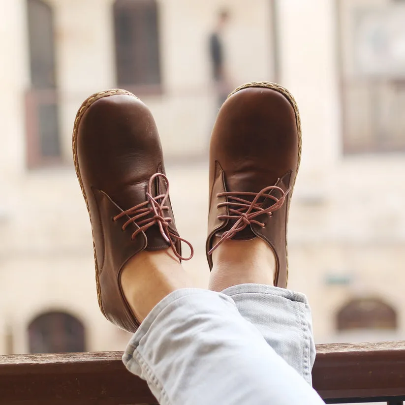 Brown Leather Diletto Barefoot Sneakers sold by Costoso Italiano product image thumbnail 2