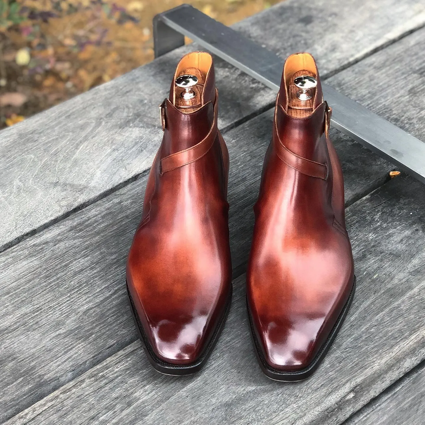 Tan Leather Alvor Slip On Jodhpur Boots - AW24 sold by Costoso Italiano product image thumbnail 2