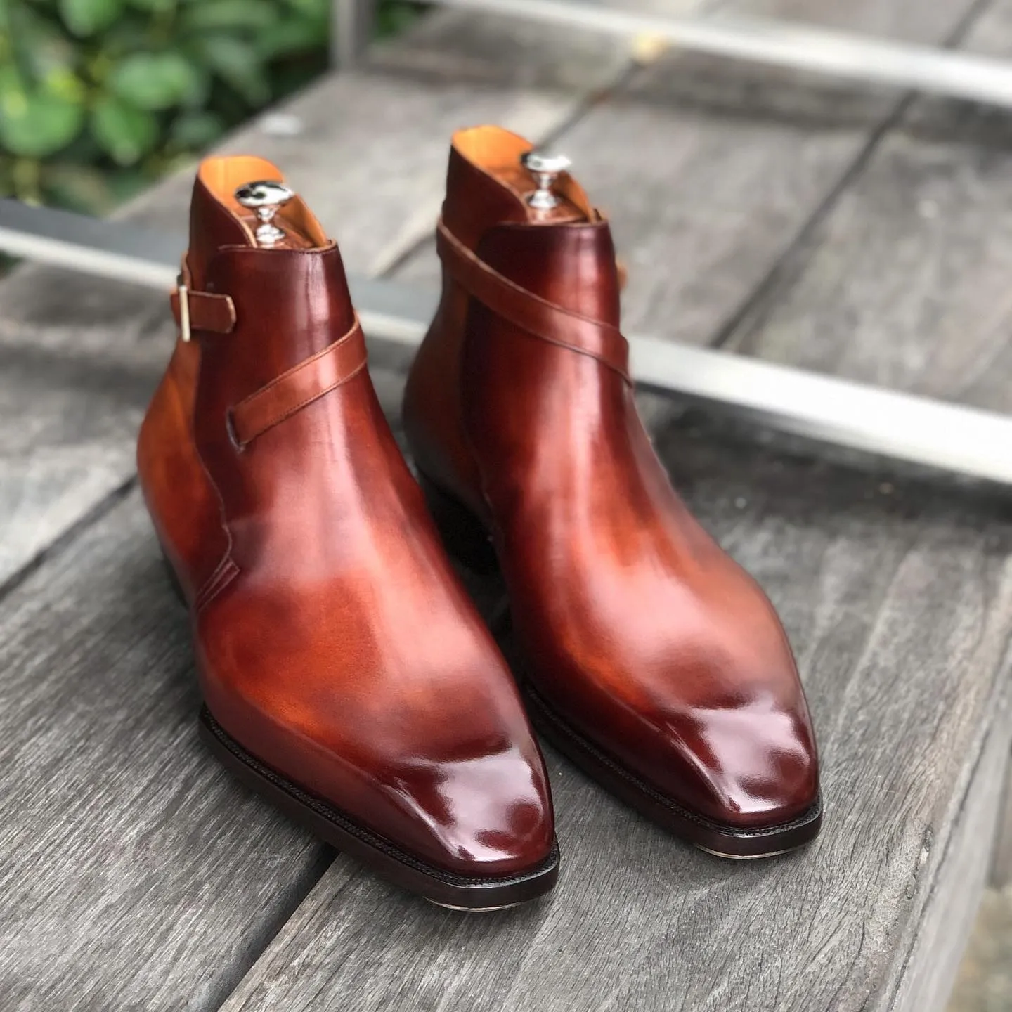Tan Leather Alvor Slip On Jodhpur Boots - AW24 sold by Costoso Italiano