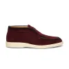 Wine Red Suede Ariadne City Half Boots - AW24 sold by Costoso Italiano