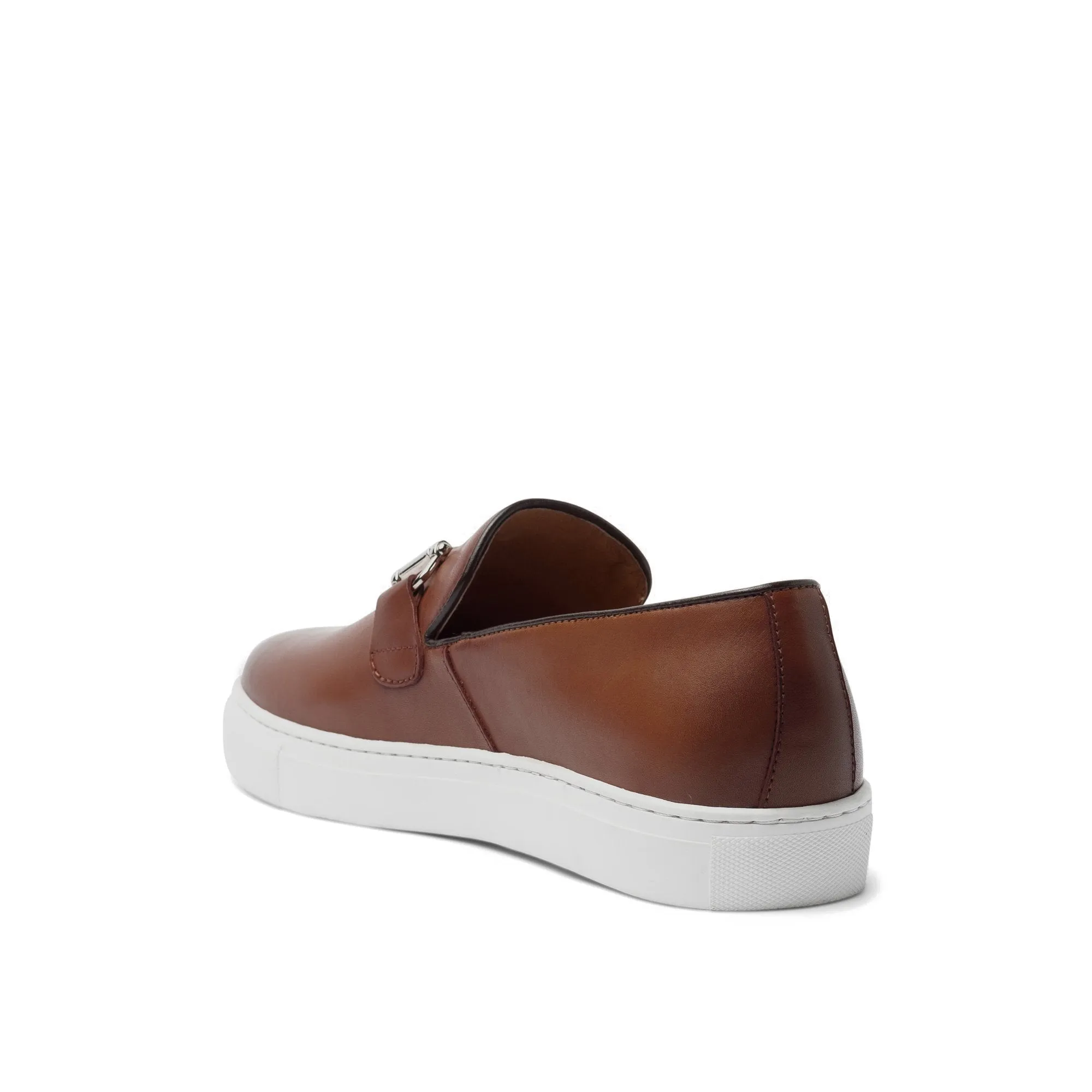 Tan Leather Alvin Horse Bit Sneakers sold by Costoso Italiano product image thumbnail 4
