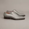Grey Croc Leather Nandes Oxford Shoes sold by Costoso Italiano