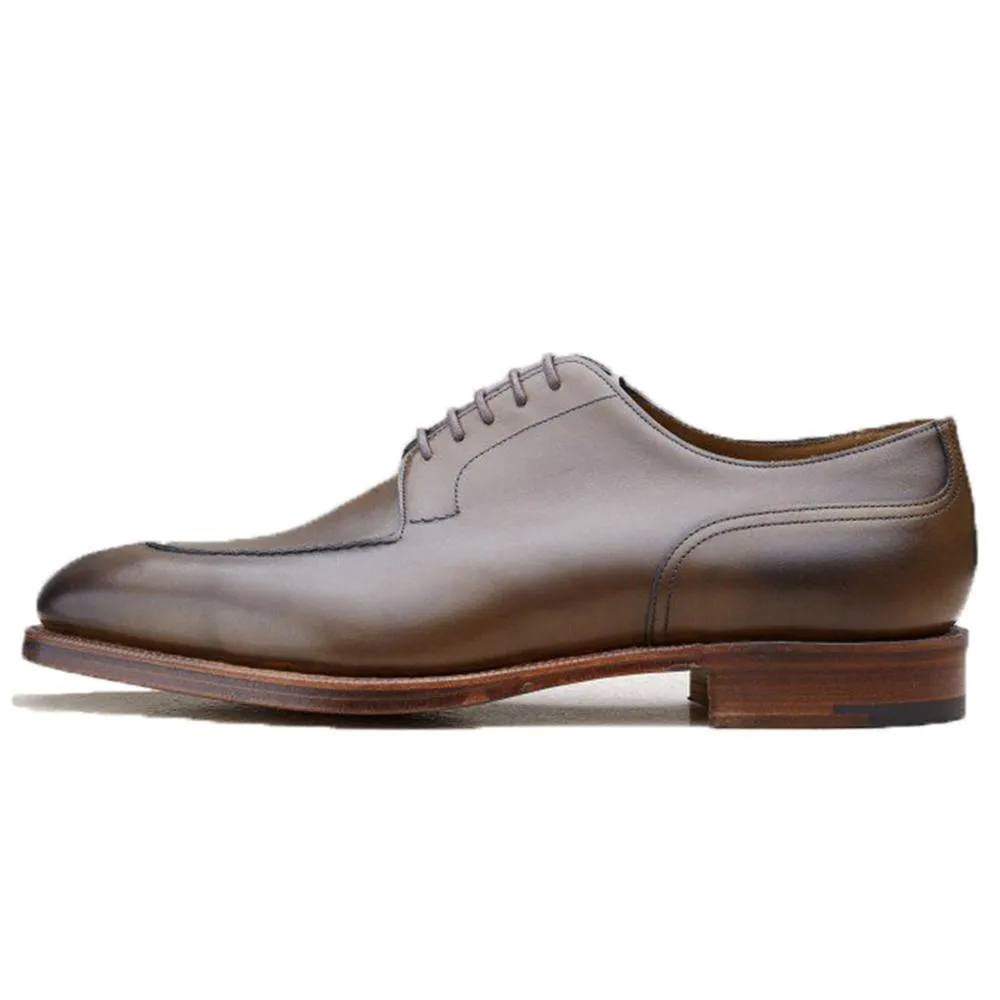 Flat Feet Shoes - Olive Green Leather Hamlet Derby Shoes with Arch Support sold by Costoso Italiano product image thumbnail 2