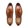 Height Increasing Tan Leather Woodford Balmoral Toe Cap Oxfords - Formal Shoes sold by Costoso Italiano