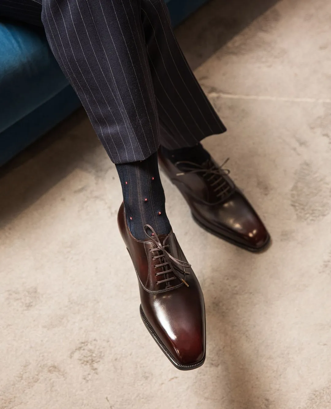 Brown Leather Tangier Oxford Shoes - AW24 sold by Costoso Italiano