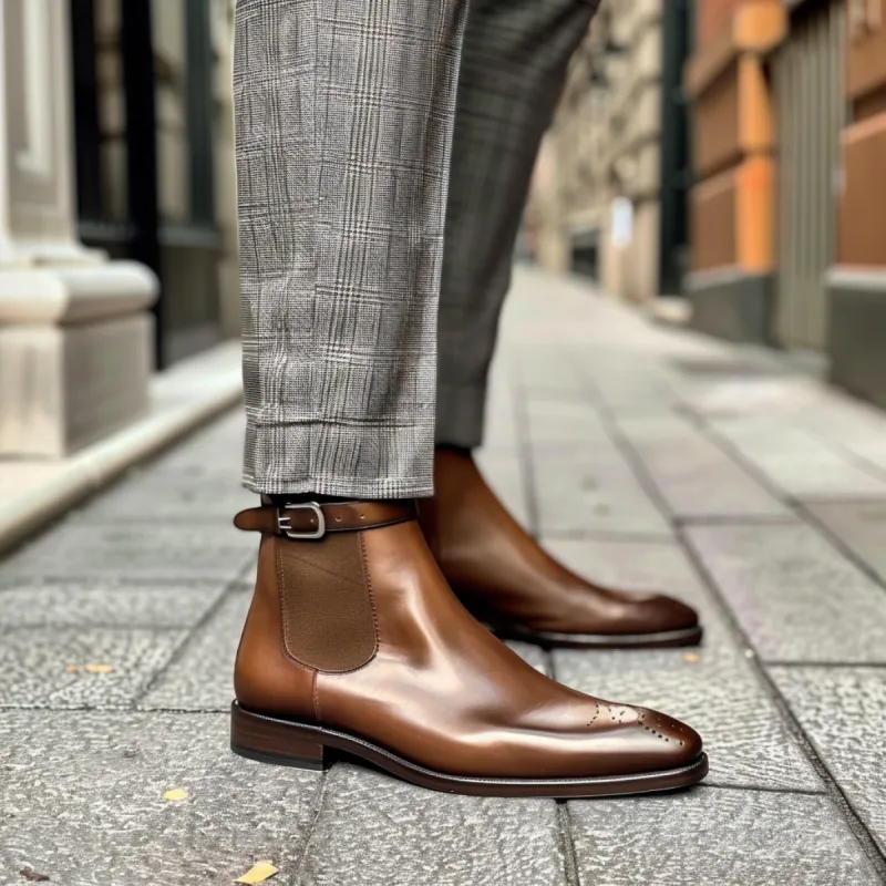 Brown Leather Gemma Jodhpur Boot sold by Costoso Italiano