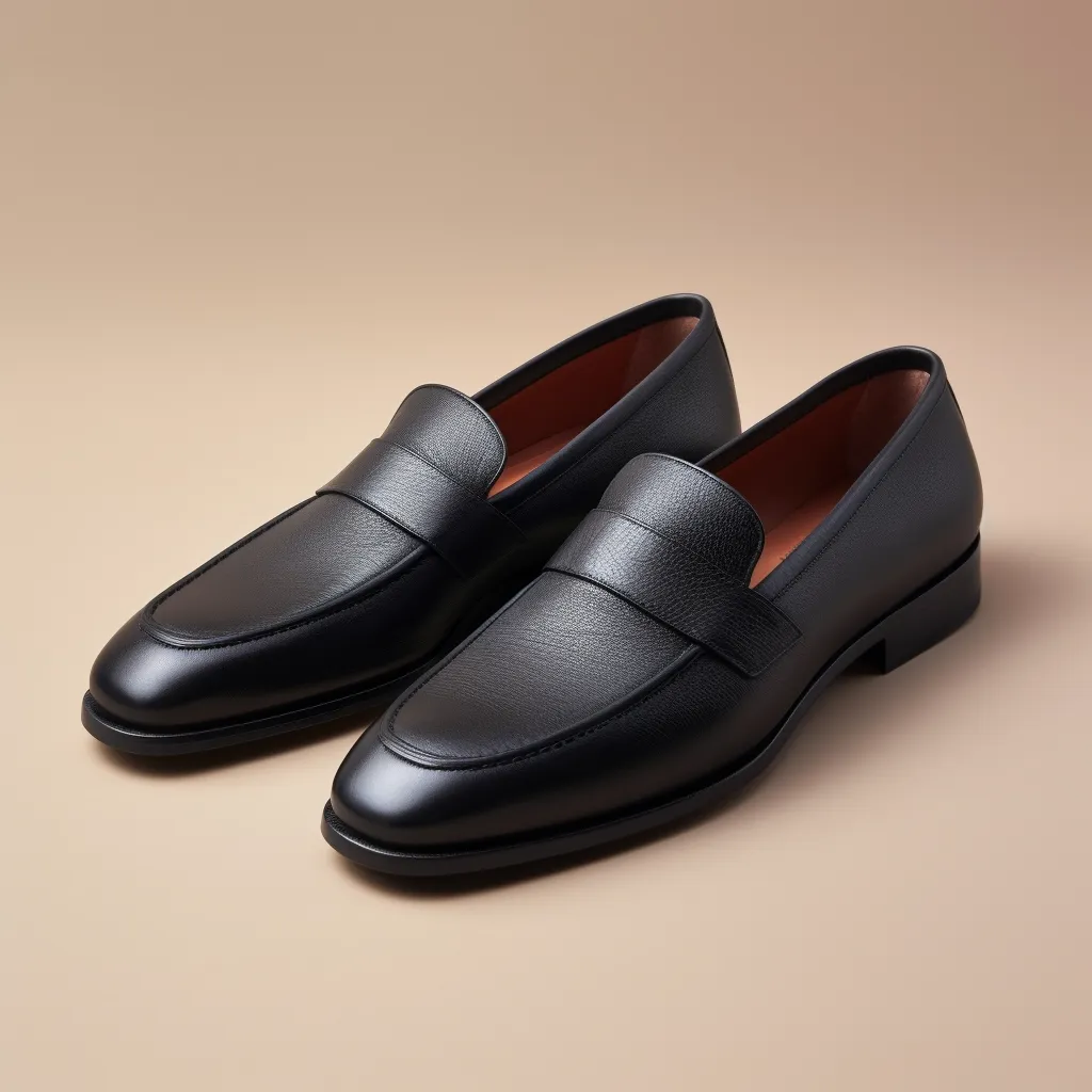Black Finneas Slip On Unlined Loafers - Comfort First Edition sold by Costoso Italiano