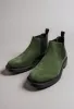 Green Suede Leather Grayson Chelsea Boot sold by Costoso Italiano