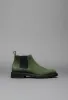 Green Suede Leather Grayson Chelsea Boot sold by Costoso Italiano