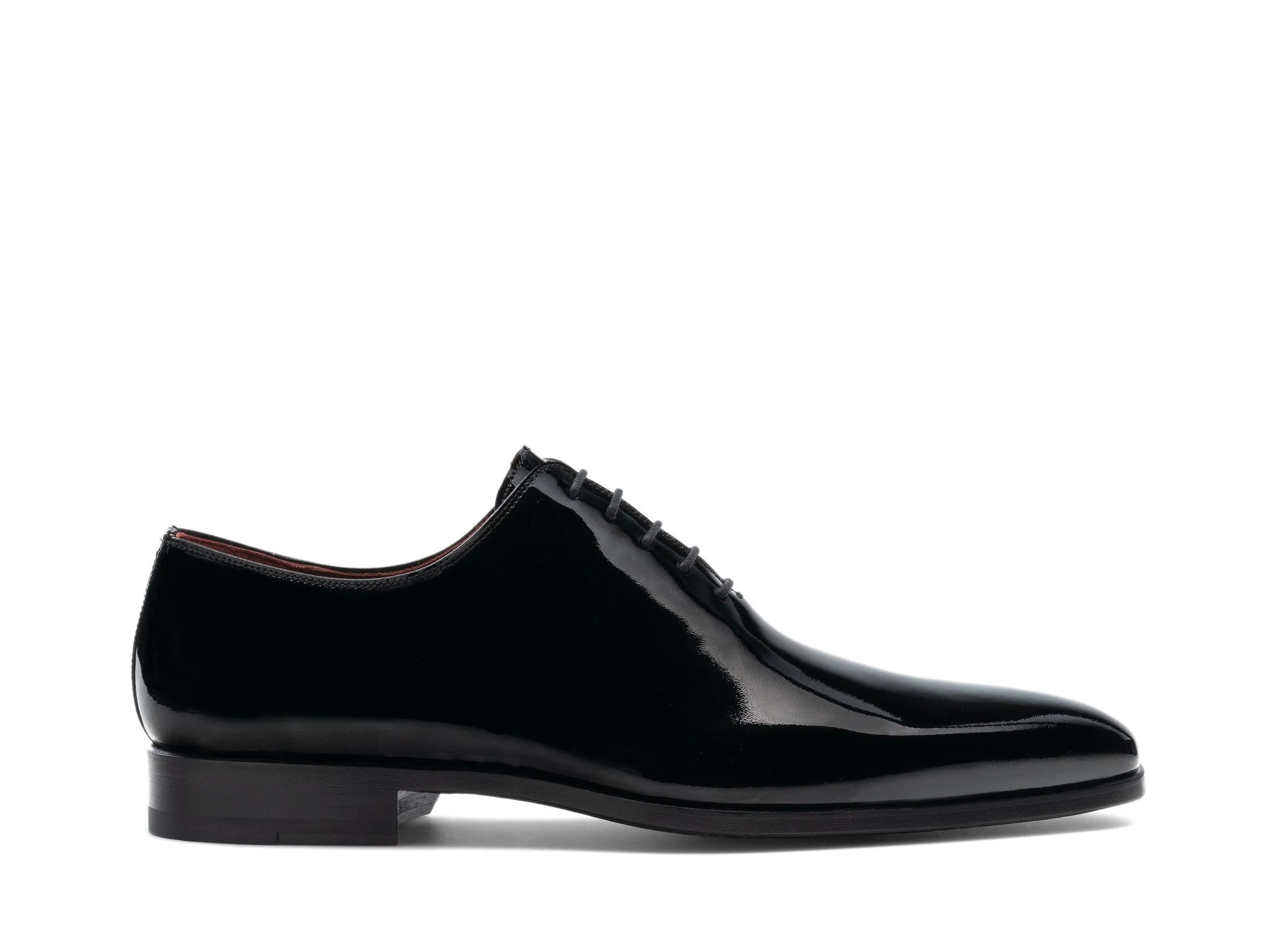 Black Patent Leather Bucoli Whole Cut Lace Up Oxfords sold by Costoso Italiano product image thumbnail 3