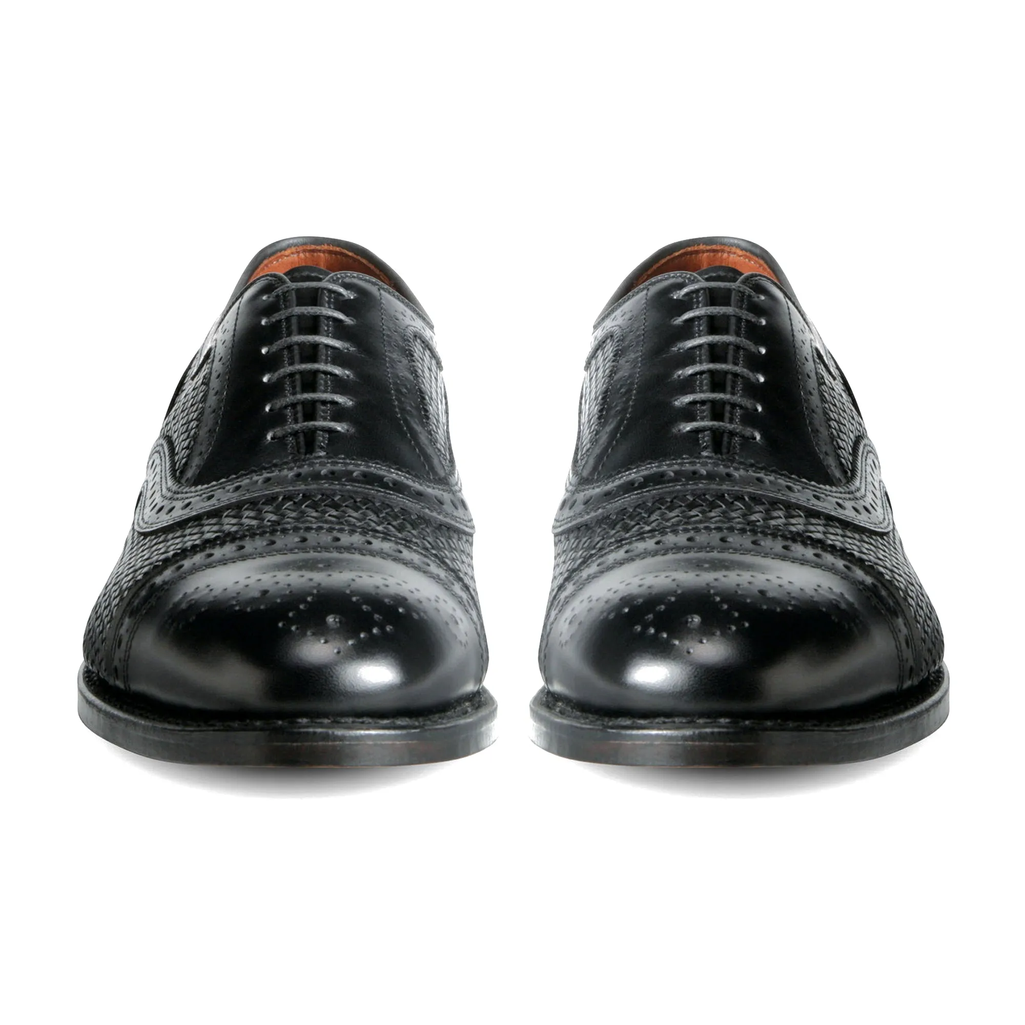 Black Braided Leather Morice Brogue Oxfords sold by Costoso Italiano product image thumbnail 2