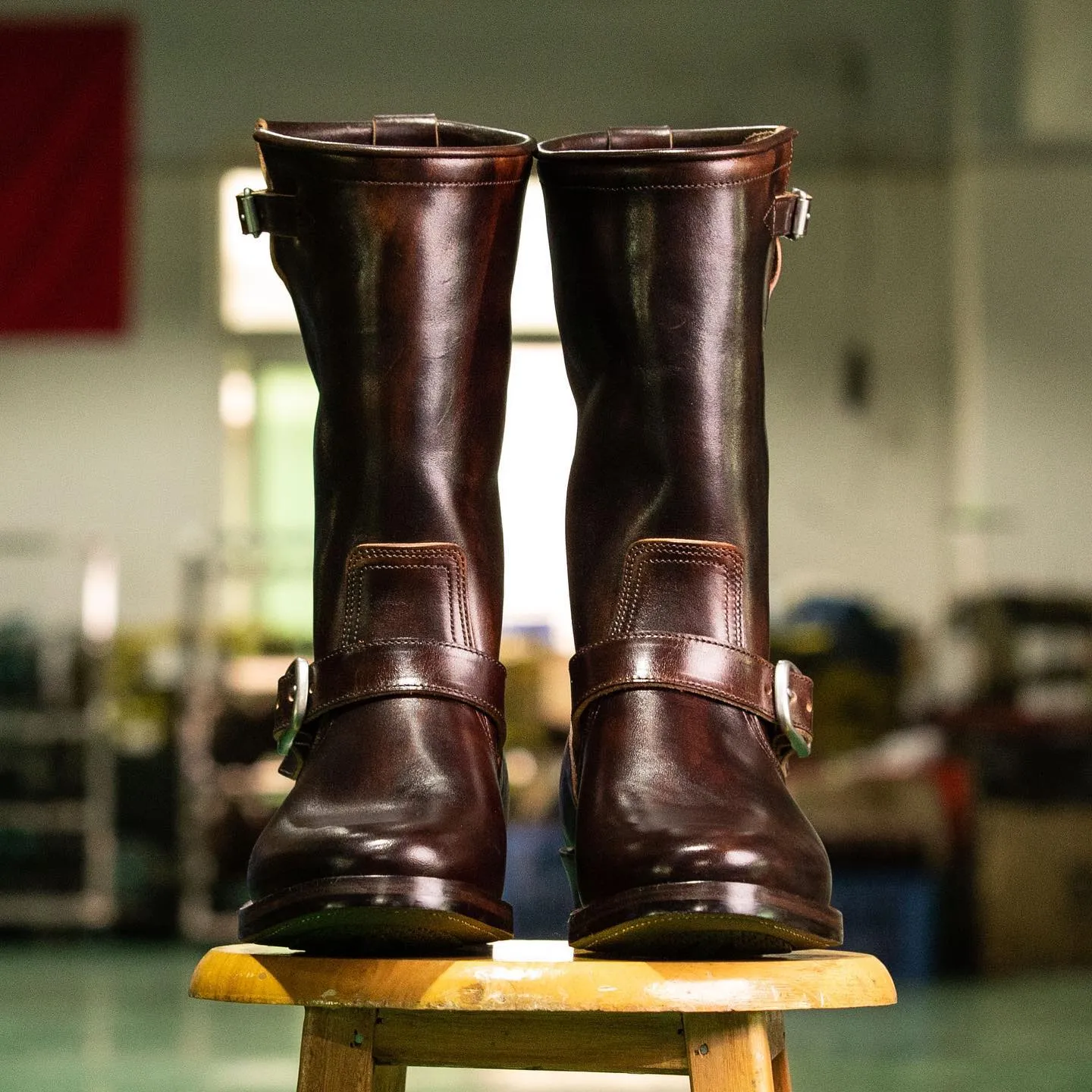 Tan Long Lace-Up Tall Tale Trekkers Leather Boots sold by Costoso Italiano product image thumbnail 3