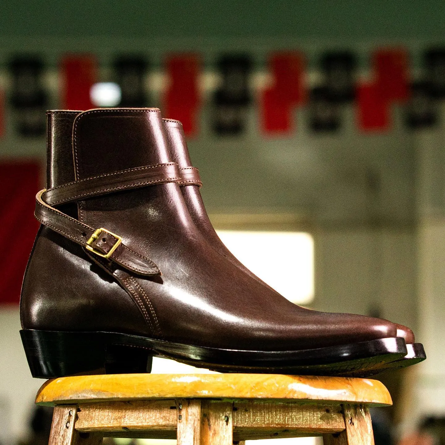 Brown Leather Raja Rambles Slip On Jodhpur Boots - Summer 2024 Collection sold by Costoso Italiano