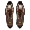 Height Increasing Brown Leather Woodford Balmoral Toe Cap Oxfords - Formal Shoes sold by Costoso Italiano