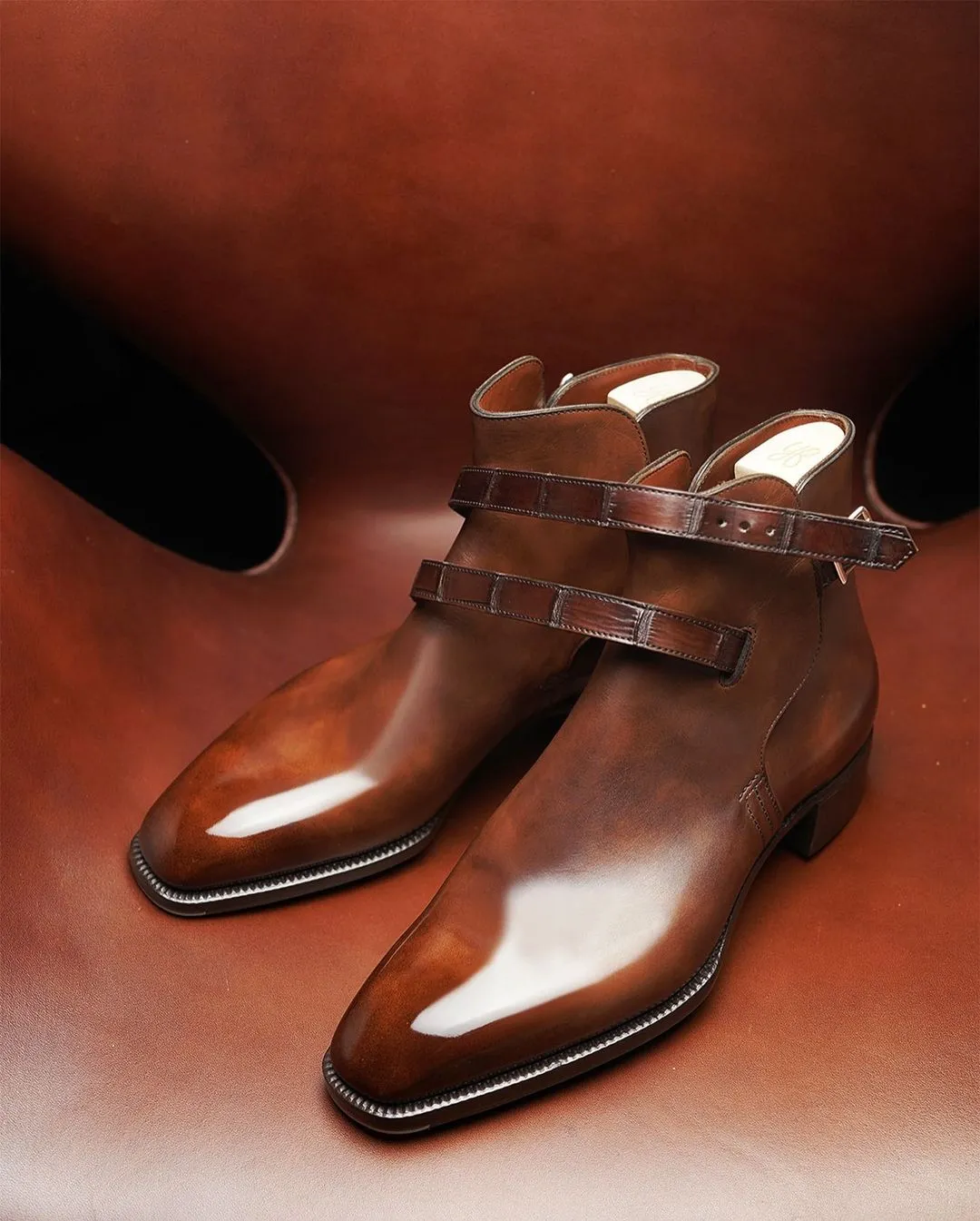 Tan Leather Soren Jodhpur Boots - SS23 sold by Costoso Italiano