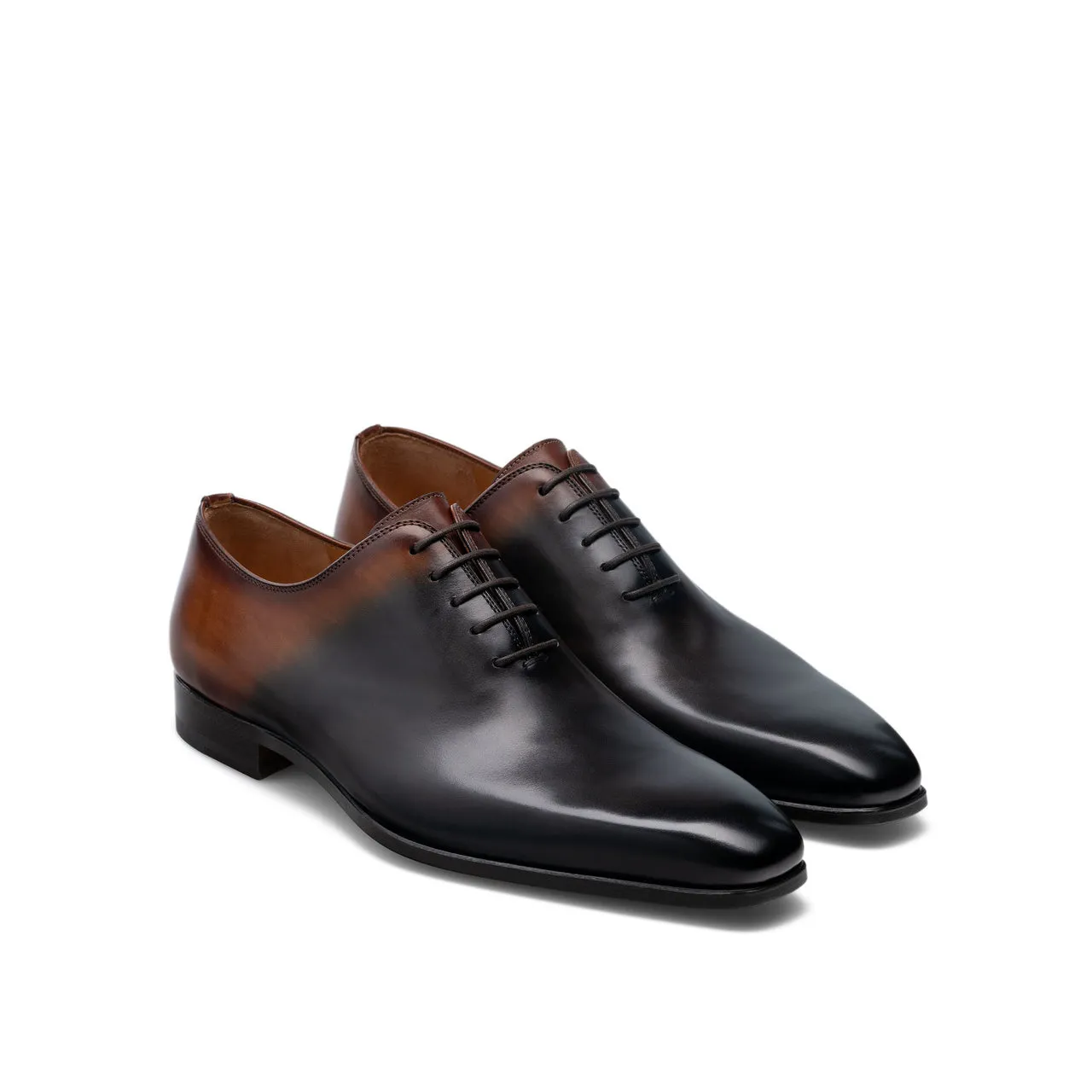 Black & Brown Leather Tasmania Oxfords : The Dapper Edit sold by Costoso Italiano
