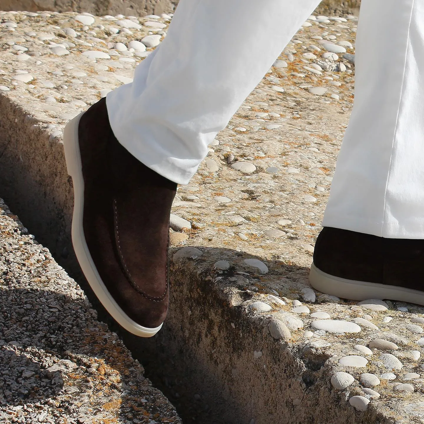 Brown Suede Athena City Half Boots - AW24 sold by Costoso Italiano product image thumbnail 2