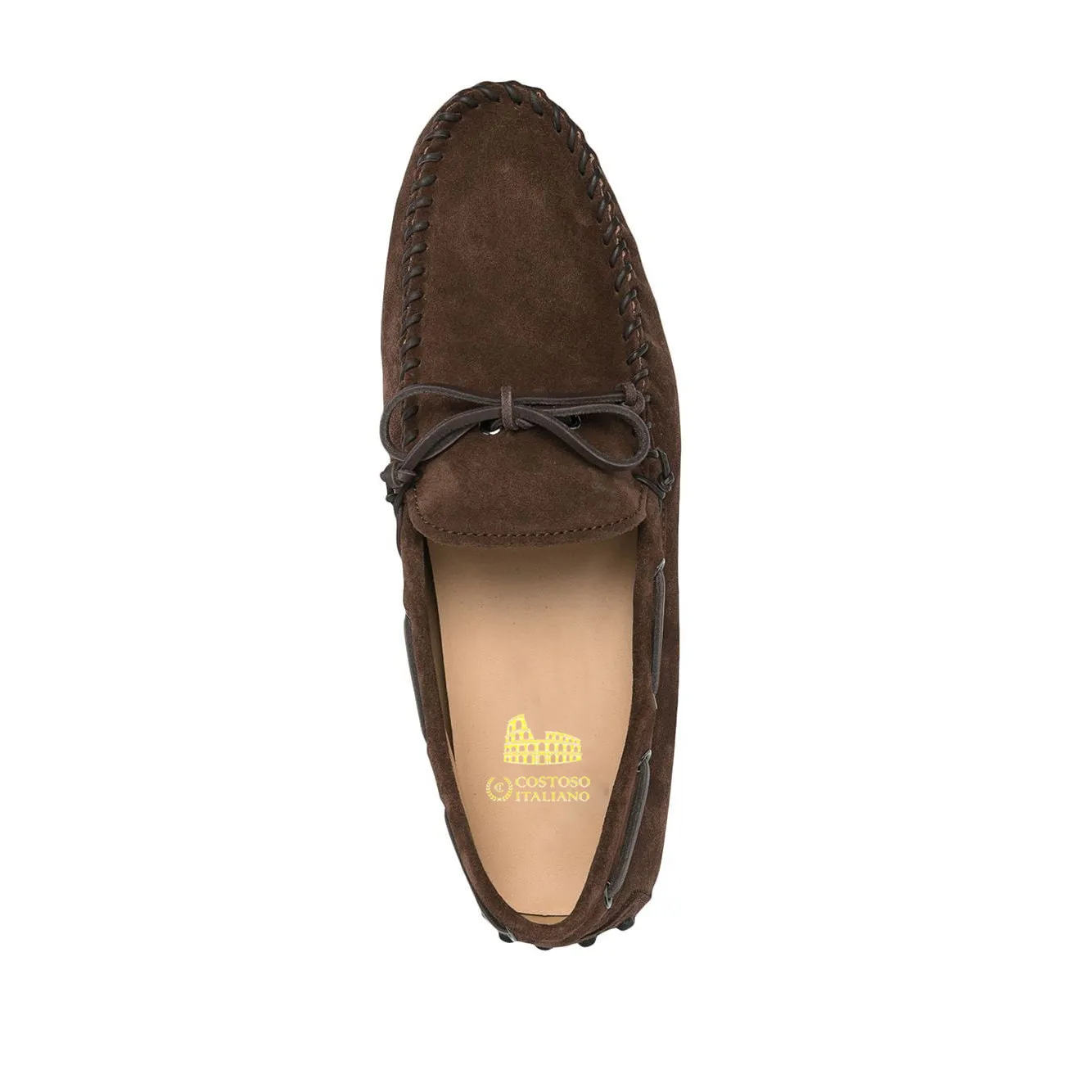 Brown Suede Alcalde Driving Loafers sold by Costoso Italiano product image thumbnail 3