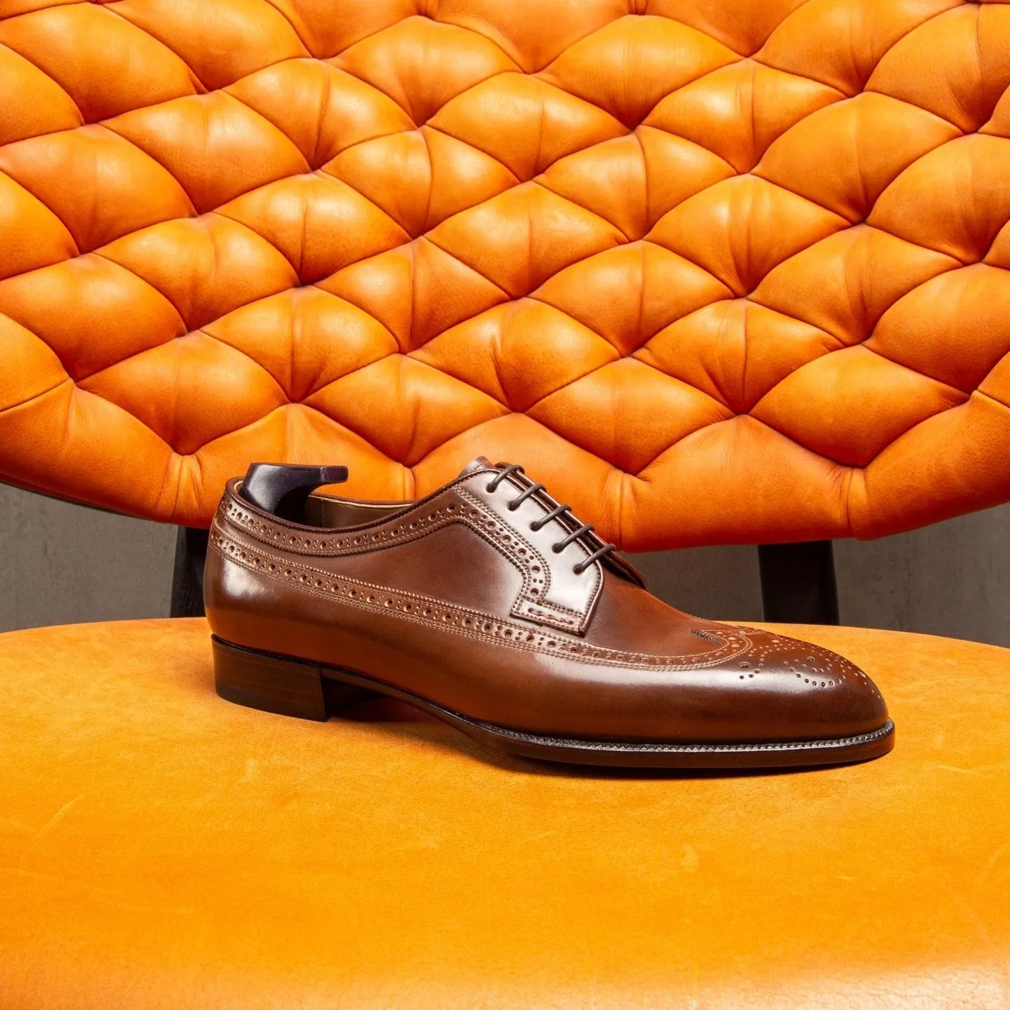 Tan Leather Church's Consul Oxford Shoes sold by Costoso Italiano product image thumbnail 2