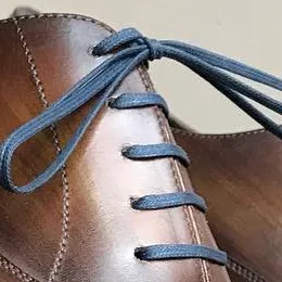Blue Flat Dress Shoes Laces sold by Costoso Italiano
