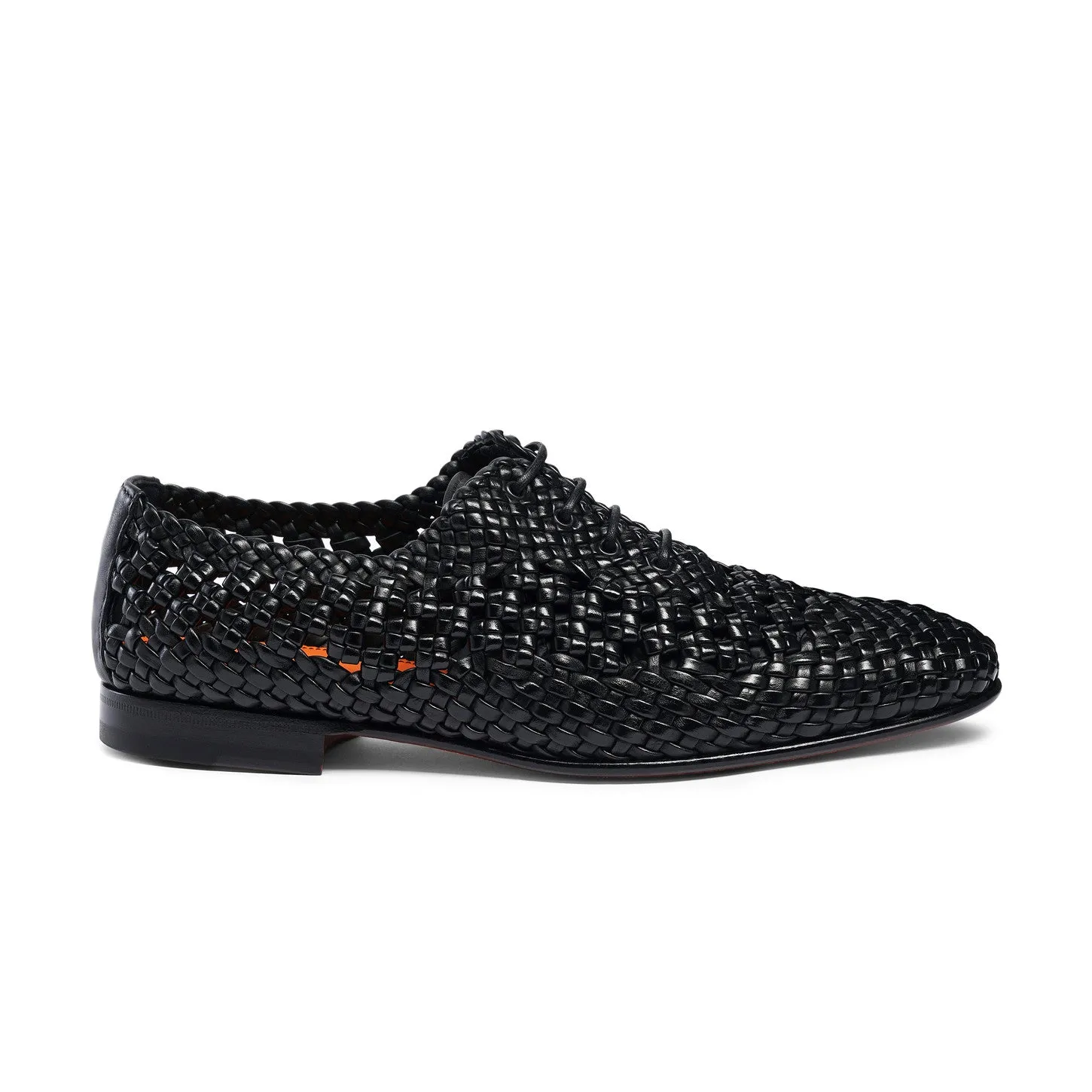 Black Incanto Braided Net Leather Shoe sold by Costoso Italiano product image thumbnail 2