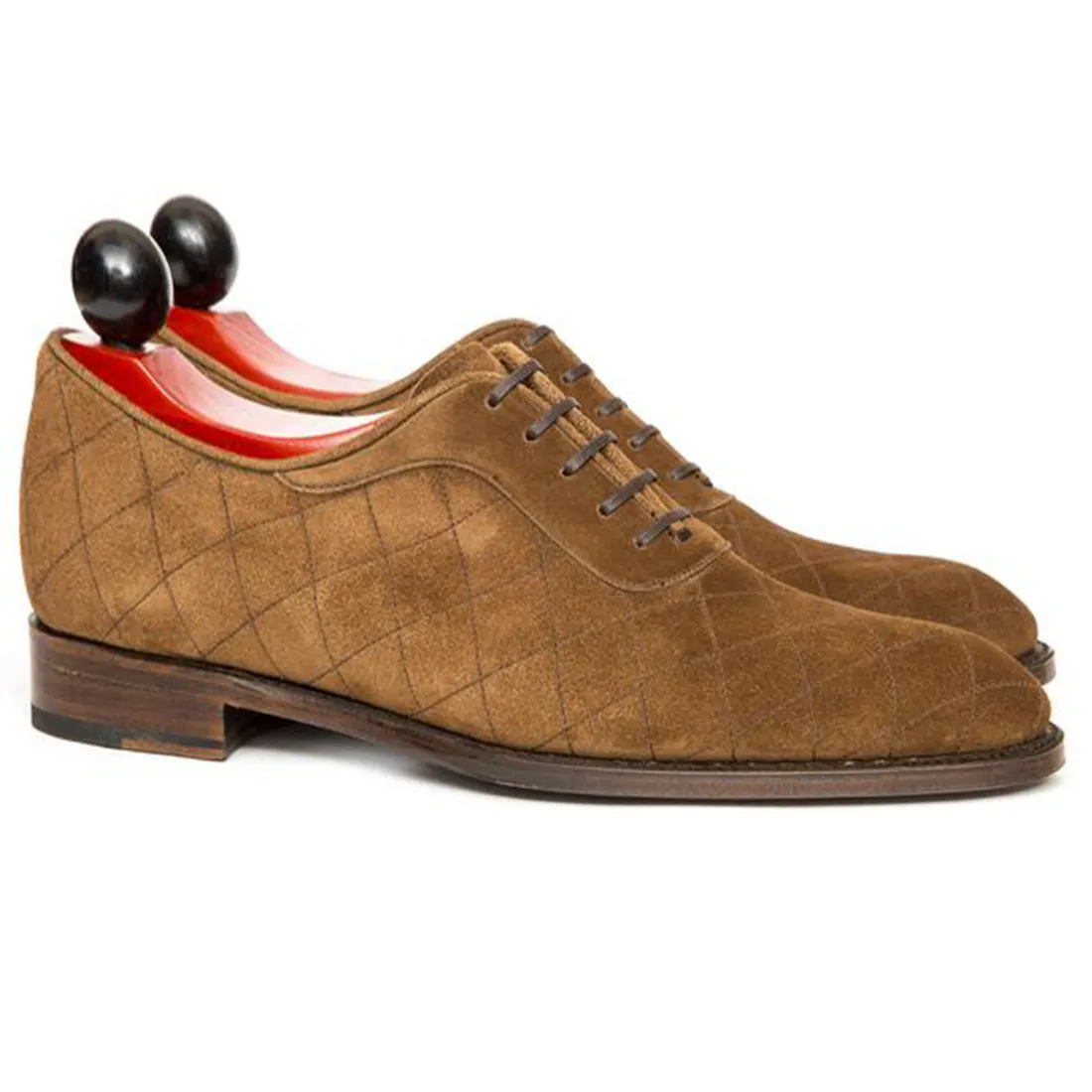 Height Increasing Black Leather Copnor Oxfords sold by Costoso Italiano