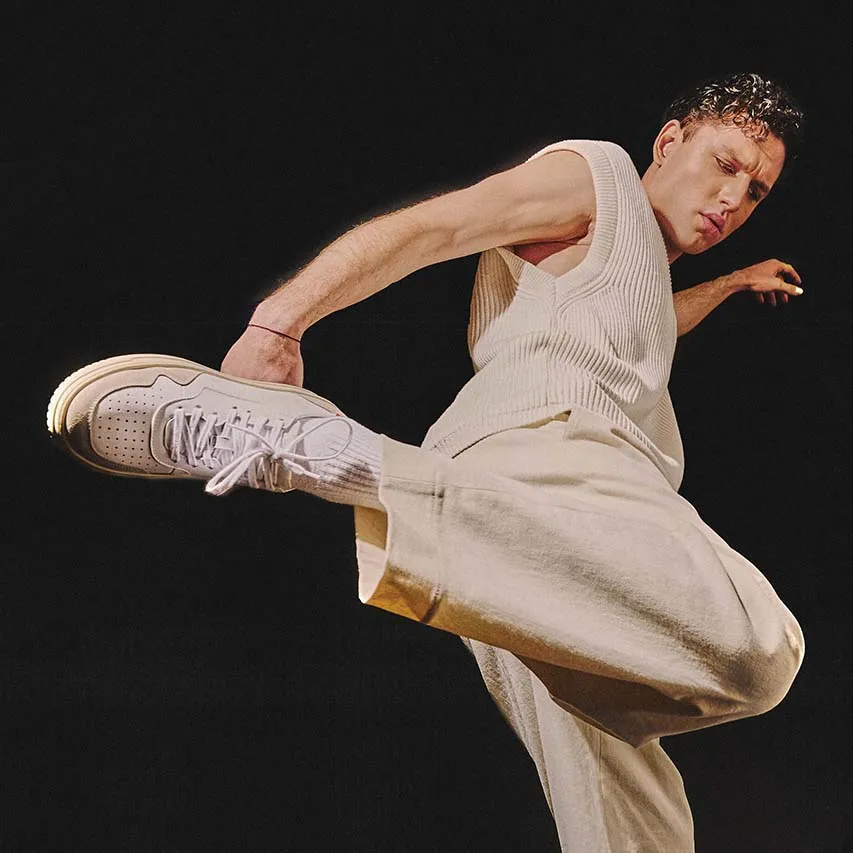 Red and White Leather and Grey Suede Carter Lace Up Sneakers - Summer 2024 Collection sold by Costoso Italiano product image thumbnail 5