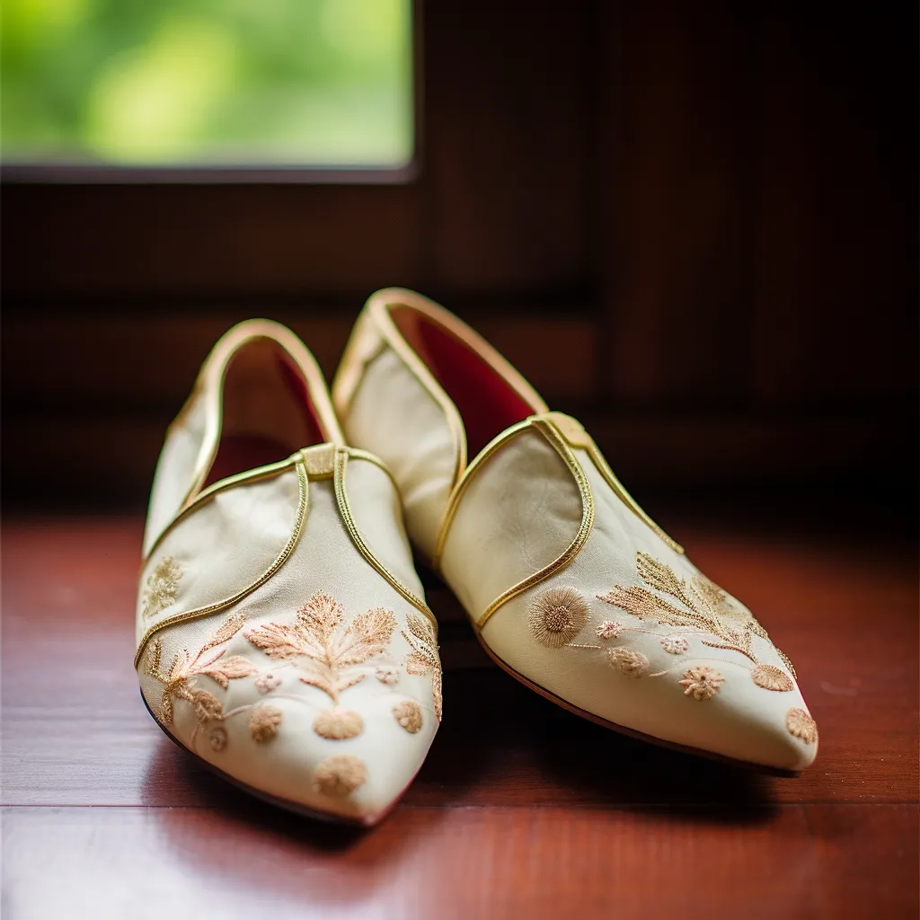 White Velvet Hand Work Zardozi Peshawari Loafers | Wedding Shoes for Groom | Shoes for Haldi Mehendi Sangeet sold by Costoso Italiano