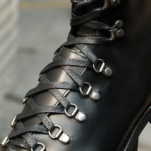 Black Flat Laces for Combat Boots sold by Costoso Italiano