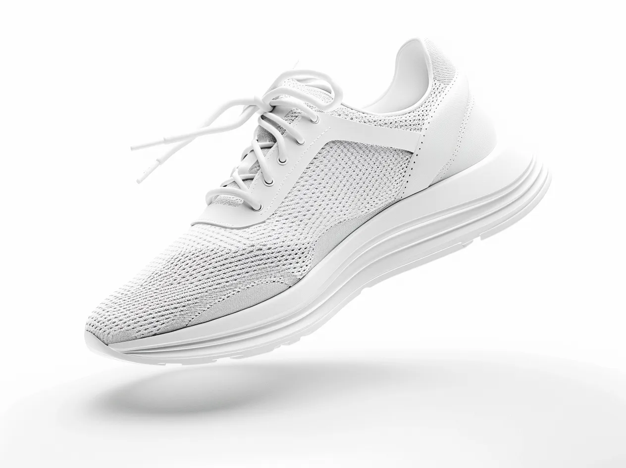 White Sports Newsara Lace Up Running Sneaker Shoes - Summer 2024 Collection sold by Costoso Italiano