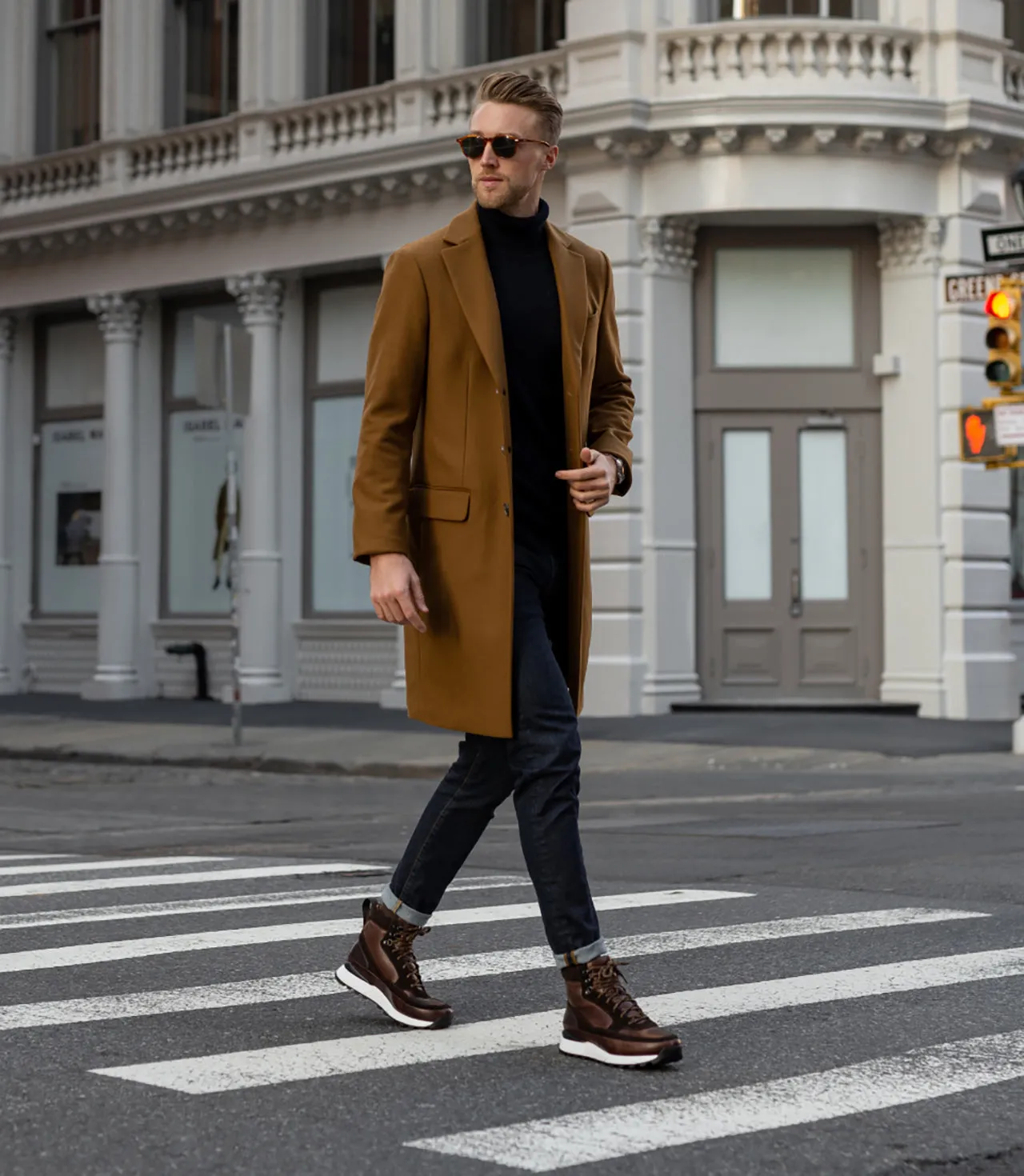 Brown Leather and Suede Dreketi High Top Sneaker Boots sold by Costoso Italiano product image thumbnail 5