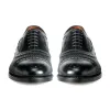 Height Increasing Black Braided Leather Morice Brogue Oxfords sold by Costoso Italiano