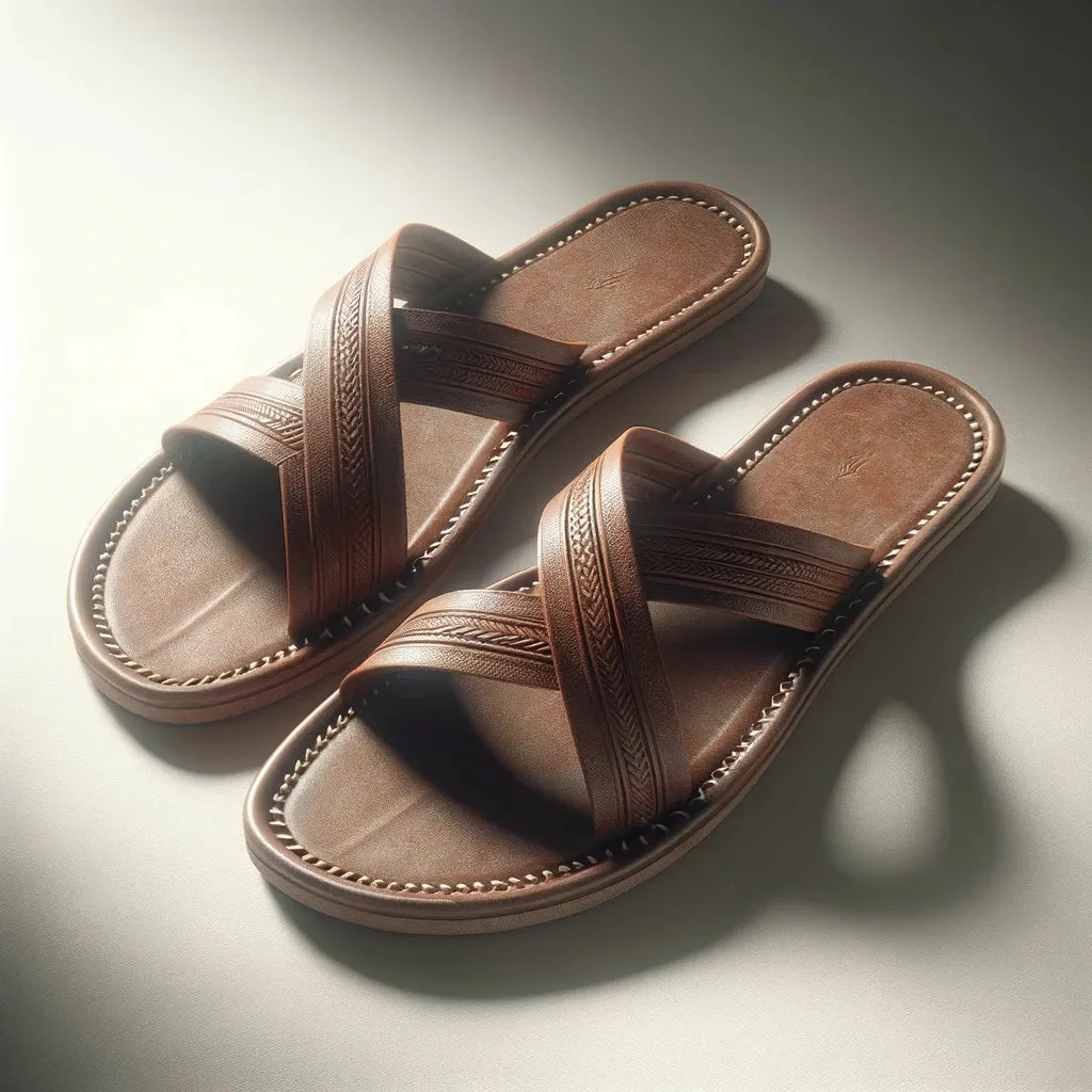 Tan Leather Peshawari Loafers | Wedding Shoes for Groom | Shoes for Haldi Mehendi Sangeet sold by Costoso Italiano